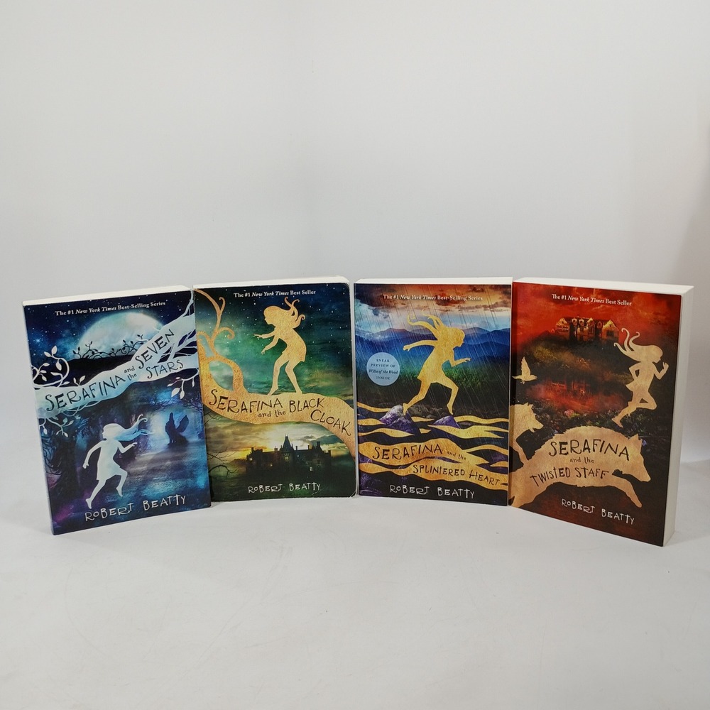 Lot of 4 Serafina Robert Beatty Books Black Cloak Twisted Staff Seven Stars PB - Picture 1 of 8